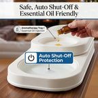 Volcano Flame Essential Oil Diffuser & Cool Mist Humidifier | Warm Ambient Flame Light
