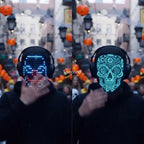 The Ultimate Cyberpunk LED Mask With Gesture Sensing (50+ Faces)