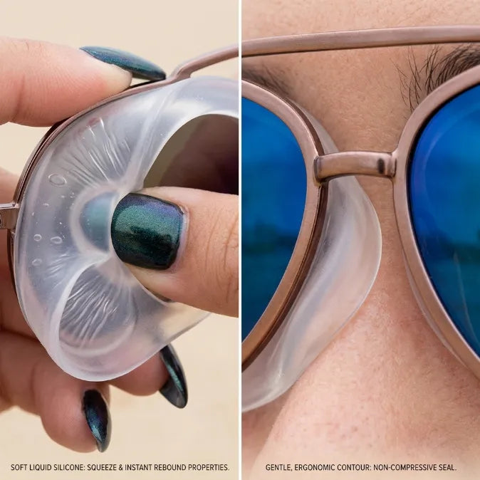 Polarized Aviator Swim Goggles – Anti-Fog, 100% Leak-Proof & Zero Eye Pressure