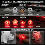 LED Light-Up Halloween Rings (The #1 Non-Candy Party Favor)