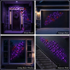 Light-Up 3D Halloween Bat Wall Decals with Twinkling LED Lights – 100% Wall-Safe & Reusable