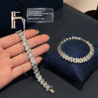 🔥 LAST DAY — 90% OFF 🔥D-Color Moissanite Tennis Bracelet – Brilliant Diamond-Like Sparkle, 14K Gold Plated & Hypoallergenic