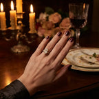 The Sunflower Marquise Ring: Vintage Hand-Engraved Elegance That Never Snags-Last Day Sale-90% OFF🔥
