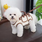 Hands-Free Dog Shoulder Harness Carrier – 2-in-1 Breathable Mesh Front Bag & Vest with Adjustable Strap for Small Dogs & Puppies-Last Day Sale-90% OFF🔥