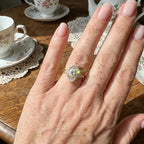 Fairy-Tale Marquise Cut Moissanite Ring | Elegant Twisted Vine Engagement Ring for Women | E Color VVS1 Sparkle