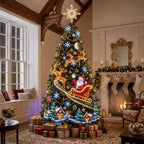 ✨Last Day 50% OFF✨ Smart LED Christmas Tree Curtain Lights | 60-Second Setup & App-Controlled Pixel Art