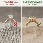 The Sunflower Marquise Ring: Vintage Hand-Engraved Elegance That Never Snags-Last Day Sale-90% OFF🔥
