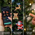 ✨Last Day 50% OFF✨ Smart LED Christmas Tree Curtain Lights | 60-Second Setup & App-Controlled Pixel Art