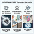 Foaming Drain Cleaner & Odor Eliminator – The 60-Second Magic Foam That Erases Hidden Sink Stinks & Hair Clogs