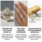 Vintage Marquise Moissanite Ring | Slenderizing  Luxury for Women