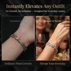 🔥 LAST DAY — 90% OFF 🔥D-Color Moissanite Tennis Bracelet – Brilliant Diamond-Like Sparkle, 14K Gold Plated & Hypoallergenic