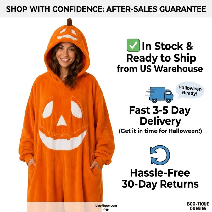 The Official Spooky Season Onesie | Ultra-Plush Pumpkin Loungewear