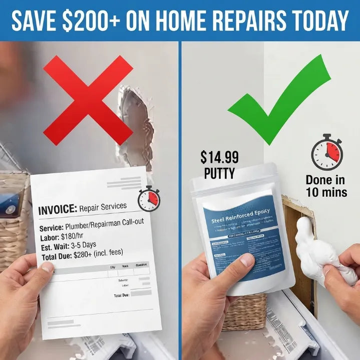 Universal Household Repair Putty & Strong Adhesive Clay - Fast Drying Multi-Surface Fixer