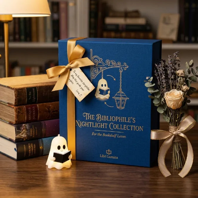 The Original Book Nook Light | Vintage Streetlight & Cozy Reading Ghost