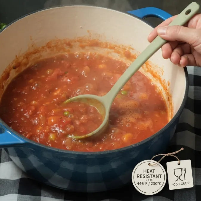 Multipurpose Flexible Silicone Spatula Spoon - Heat Resistant & Non-Scratch for Non-Stick Pans