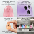 20-Piece Set of Glow-in-the-Dark Mini Ghost Figurines | Cute Halloween Desktop and Home Decor
