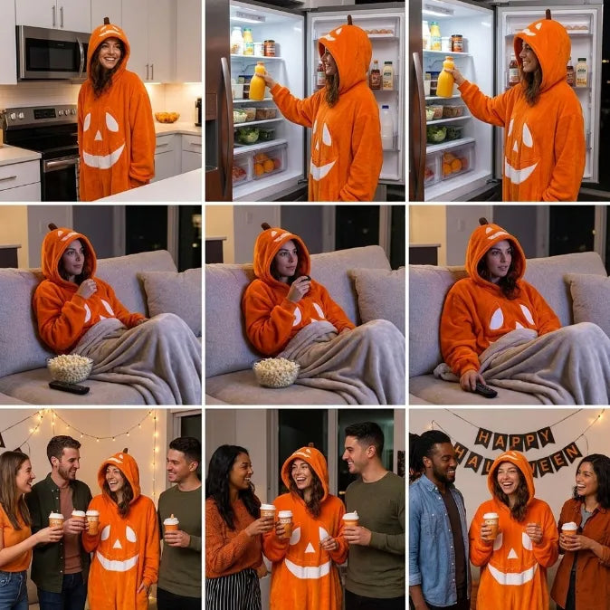 The Official Spooky Season Onesie | Ultra-Plush Pumpkin Loungewear