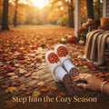 Spooky Cozy Plush Pumpkin House Slippers - Soft Fleece Non-Slip Halloween Footwear