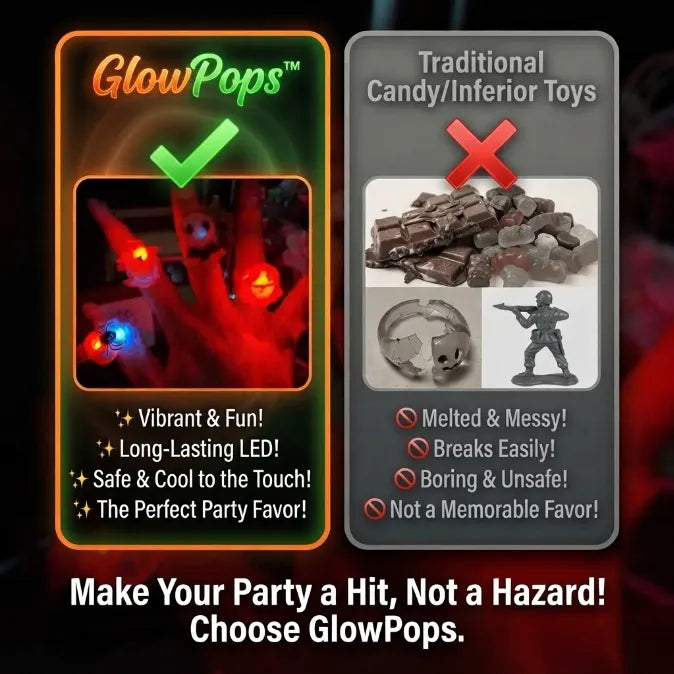 LED Light-Up Halloween Rings (The #1 Non-Candy Party Favor)