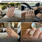 🔥 LAST DAY — 90% OFF 🔥Radiant Hidden Halo Solitaire Engagement Ring | Radiant Cut Luxury Diamond Ring in 14K Gold