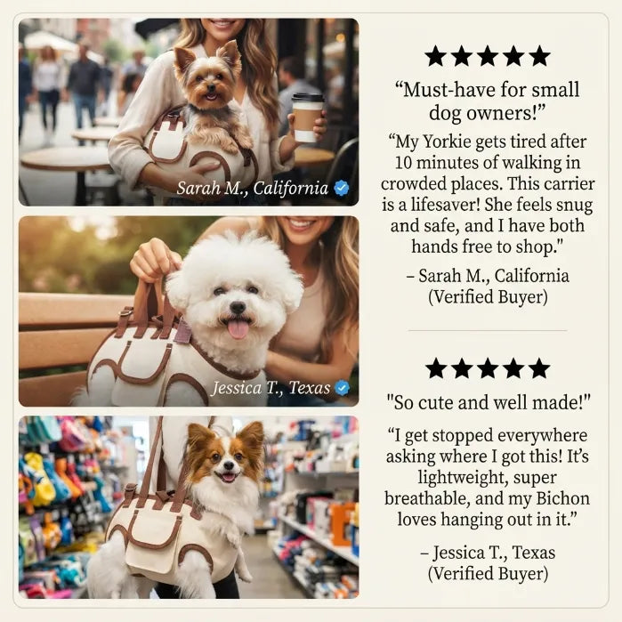 Hands-Free Dog Shoulder Harness Carrier – 2-in-1 Breathable Mesh Front Bag & Vest with Adjustable Strap for Small Dogs & Puppies-Last Day Sale-90% OFF🔥