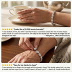Brilliant Multi-Shape Diamond Simulant Tennis Bracelet -Last Day Sale-90% OFF🔥