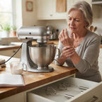 The Effortless Semi-Automatic Whisk™ | 360° Rotating Hand Push Blender & Frother for Baking, Coffee & Eggs