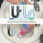 Foaming Drain Cleaner & Odor Eliminator – The 60-Second Magic Foam That Erases Hidden Sink Stinks & Hair Clogs