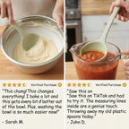 Multipurpose Flexible Silicone Spatula Spoon - Heat Resistant & Non-Scratch for Non-Stick Pans