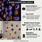Glow-in-the-Dark Spooky Squeeze Wall Decors & Halloween Sensory Toys Bundle