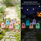 20-Piece Set of Glow-in-the-Dark Mini Ghost Figurines | Cute Halloween Desktop and Home Decor