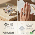 Marquise Cut Three-Stone Moissanite Ring – Effortless Elegance & Comfort Fit