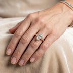Vintage Marquise Moissanite Ring | Slenderizing  Luxury for Women