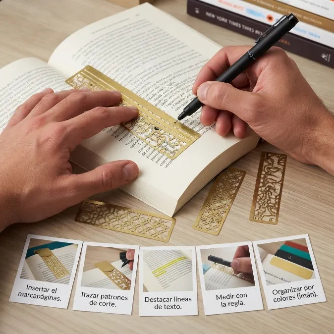 Vintage Gold Metal Bookmark with Cat Silhouette — Handcrafted Laser-Cut Page Holder & Book Clip | The Ultimate Thoughtful Gift for Book Lovers-Last Day Sale-50% OFF🔥