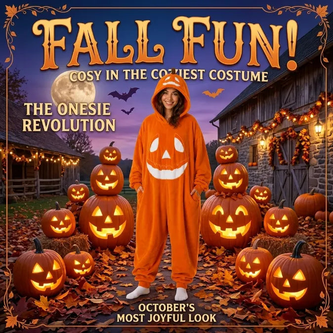 The Official Spooky Season Onesie | Ultra-Plush Pumpkin Loungewear