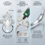 Oversized Marquise Cut Statement Ring | Dazzling Pave Diamond Band
