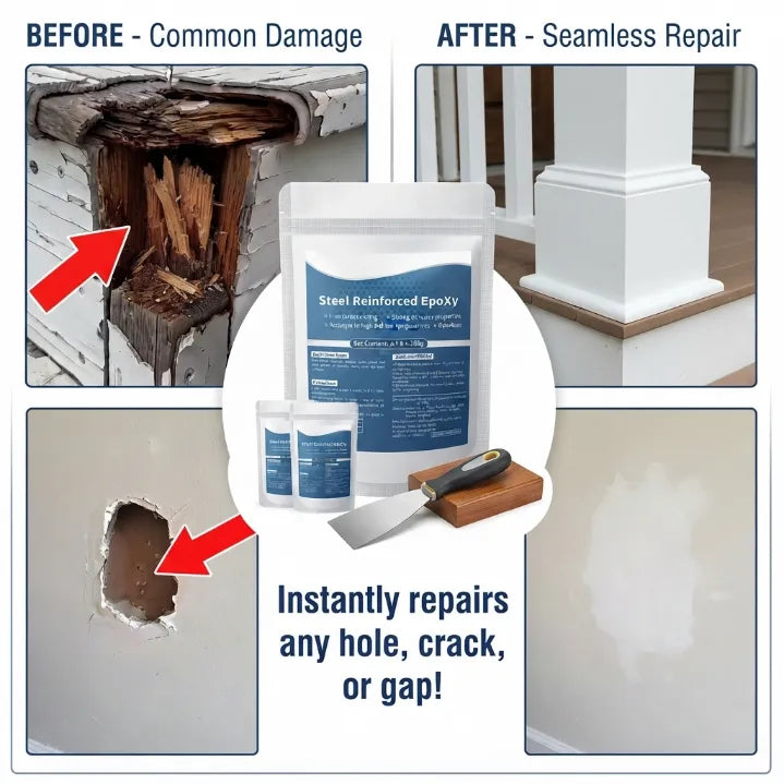 Universal Household Repair Putty & Strong Adhesive Clay - Fast Drying Multi-Surface Fixer