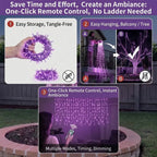 Ultra-Bright LED Waterfall Lights — Outdoor Cascading Hanging Fairy Lights with Remote-Last Day Sale-50% OFF🔥