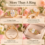 The Secret Garden™ Gemstone Ring Last Day Sale-90% OFF🔥