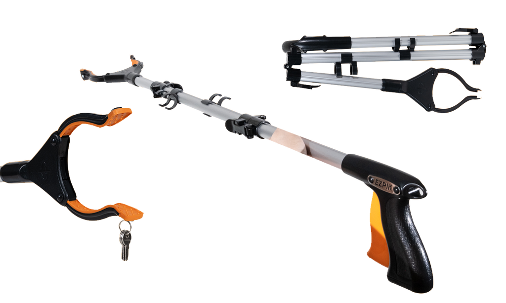 🔥50% OFF Last Day Sale |Foldable Grabber Reacher Tool for Seniors - Grabbers for Elderly Reaching Tool Heavy Duty Pickup Trash Picker Upper Equipment - Claw Grabber Stick for Reaching Aids, Weed Gripper