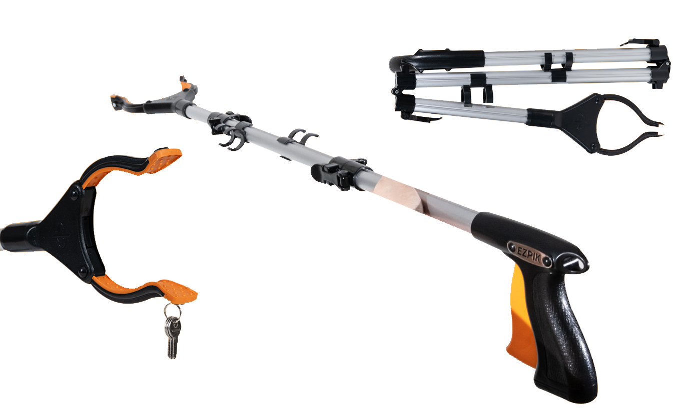 🔥50% OFF Last Day Sale |Foldable Grabber Reacher Tool for Seniors - Grabbers for Elderly Reaching Tool Heavy Duty Pickup Trash Picker Upper Equipment - Claw Grabber Stick for Reaching Aids, Weed Gripper