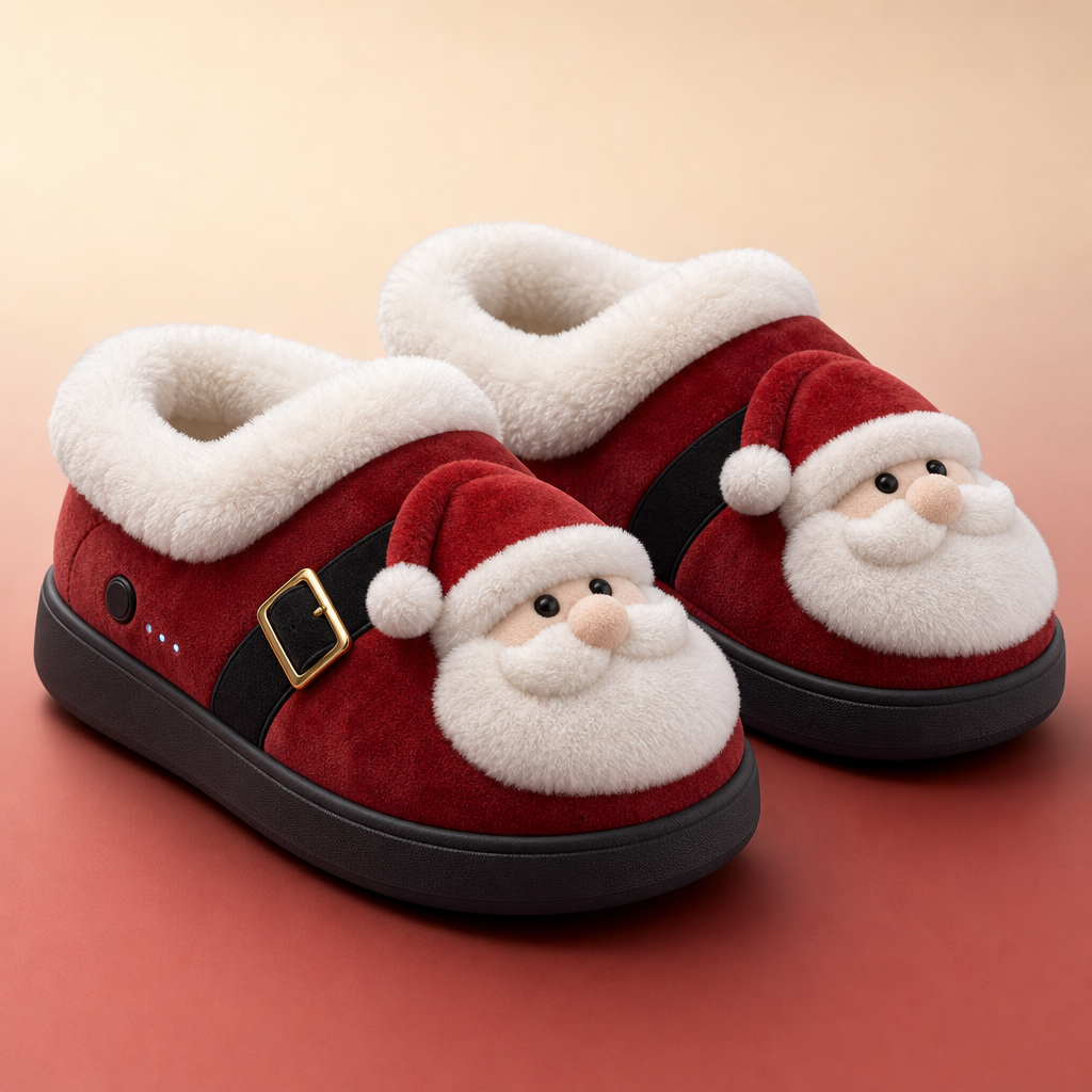 ✨Last Day 50% OFF✨Santa Heated Slippers