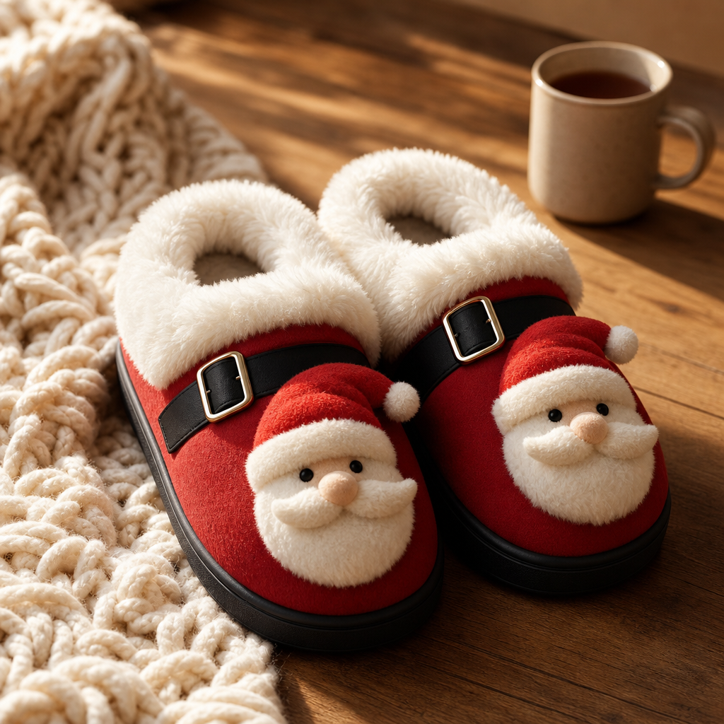 ✨Last Day 50% OFF✨Santa Heated Slippers