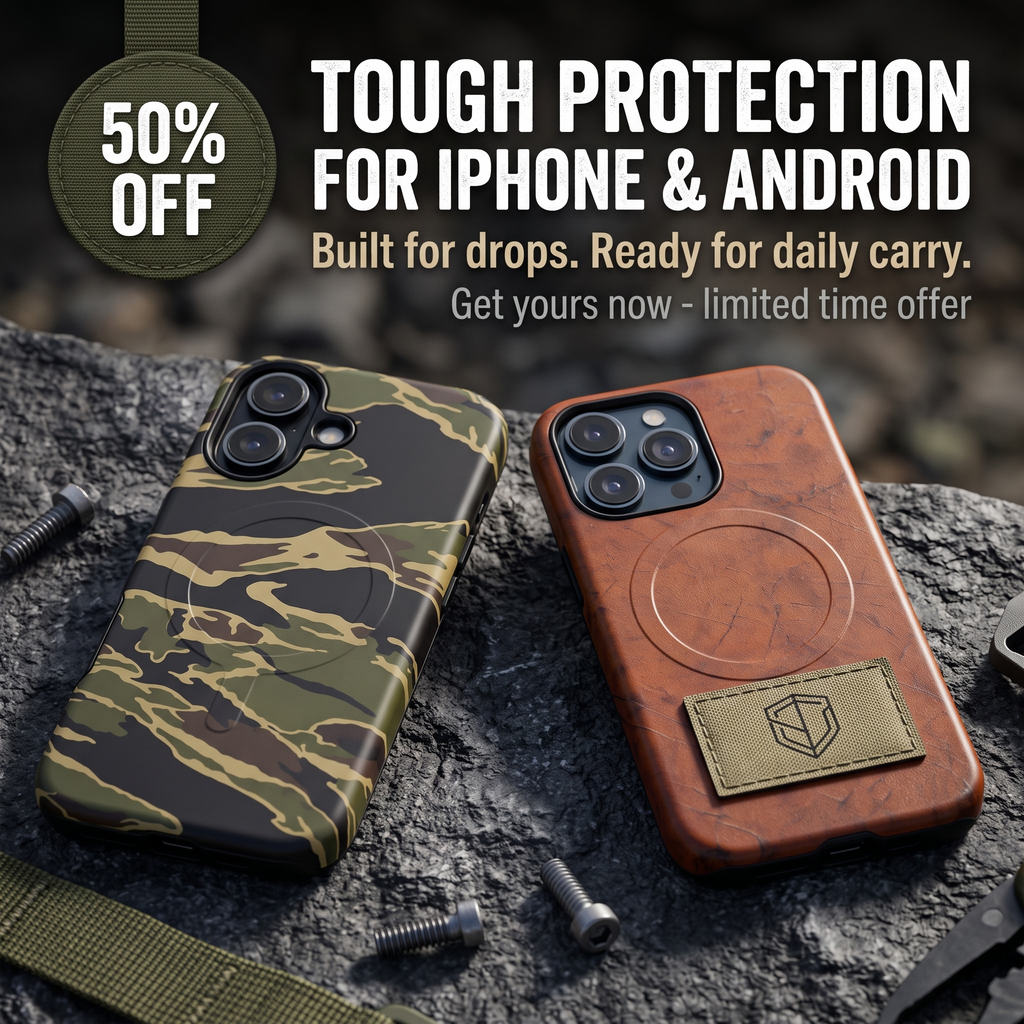 🔥50% OFF Last Day Sale Magnetic Phone Case – Rugged Protection for iPhone & Android