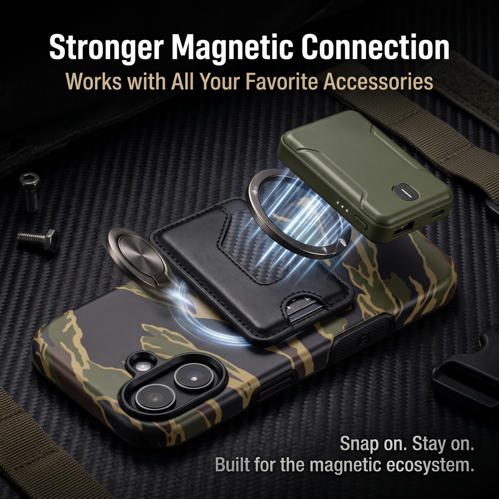 🔥50% OFF Last Day Sale Magnetic Phone Case – Rugged Protection for iPhone & Android