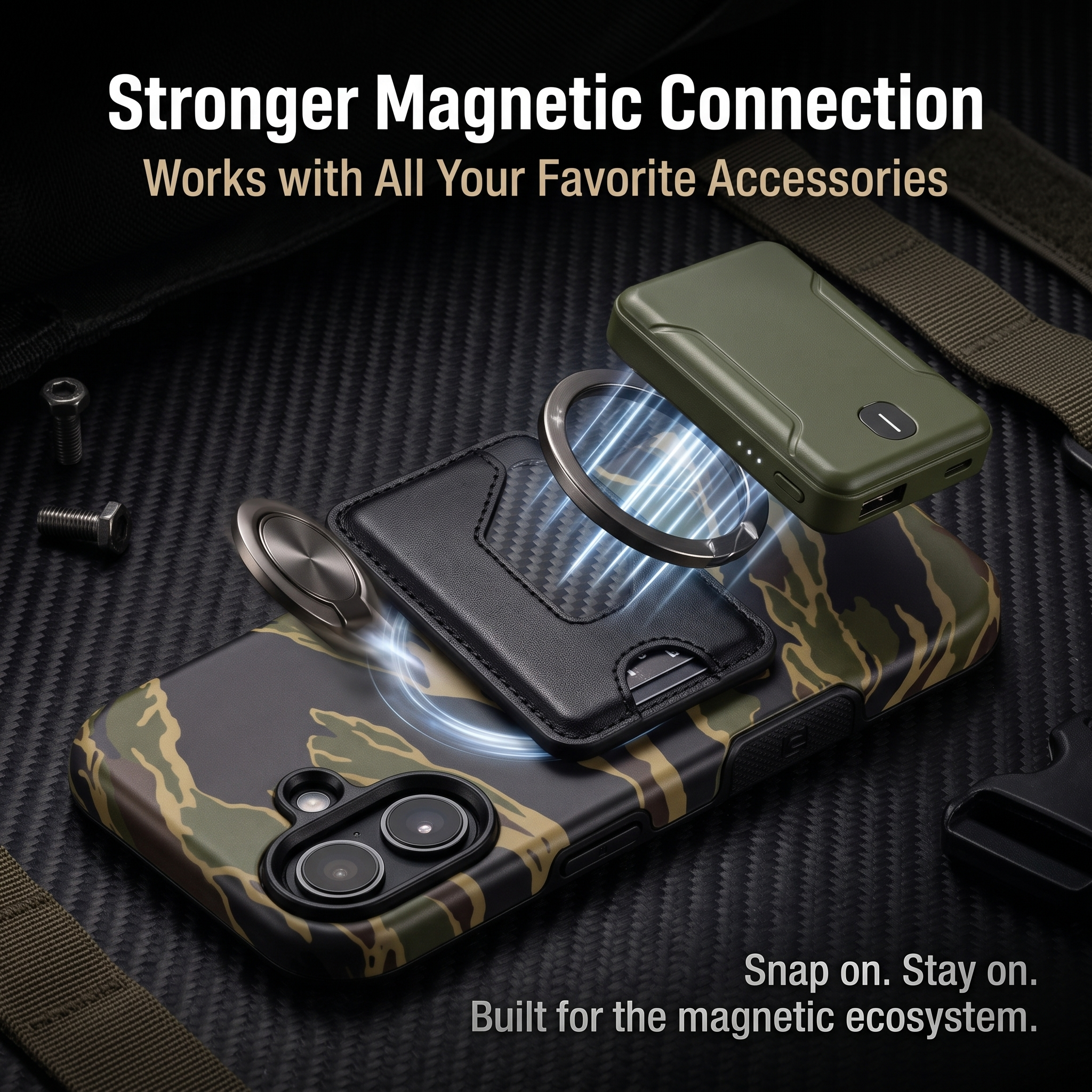 🔥50% OFF Last Day Sale Magnetic Phone Case – Rugged Protection for iPhone & Android