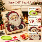 ✨Last Day 50% OFF✨Christmas Pearl Diamond Painting Kit with Frame