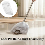 🔥50% OFF Last Day Sale No More Dirty Broom Cleanup – Disposable Broom Covers, Locks Pet Hair & Dust with Secure Elastic Fit
