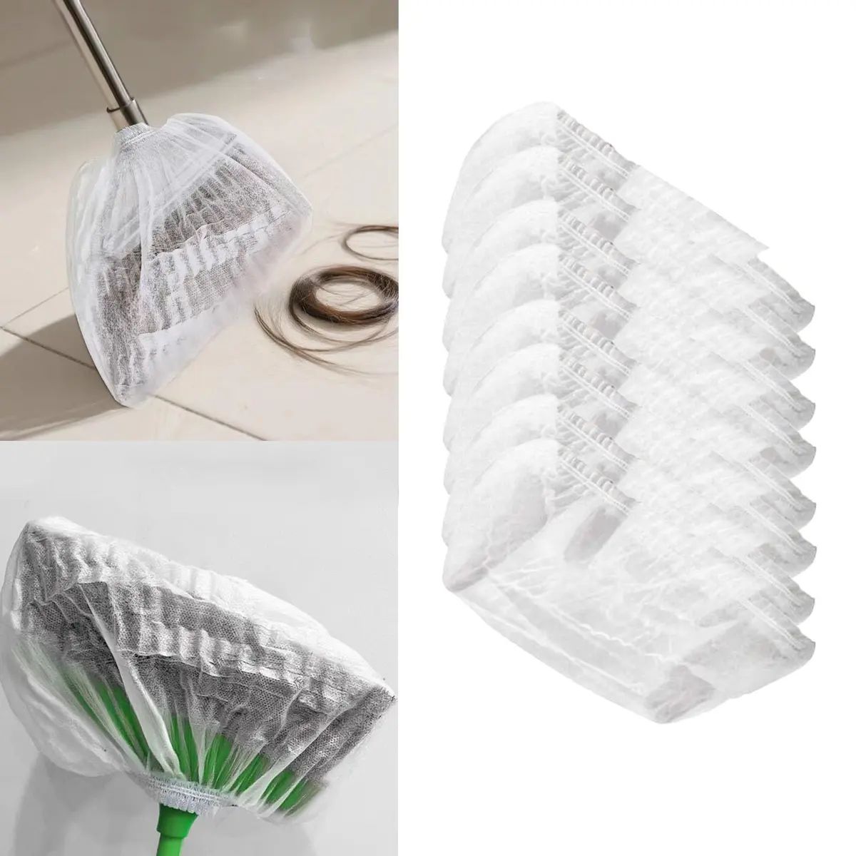 🔥50% OFF Last Day Sale No More Dirty Broom Cleanup – Disposable Broom Covers, Locks Pet Hair & Dust with Secure Elastic Fit