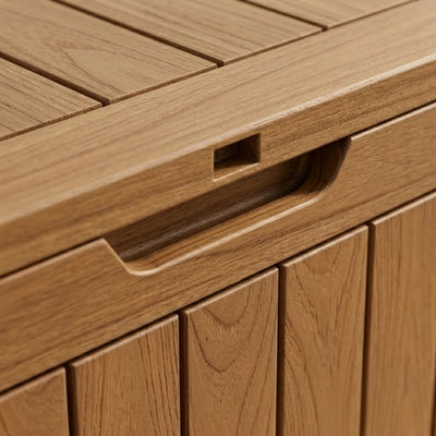 Solid Acacia Wood Outdoor Storage Box